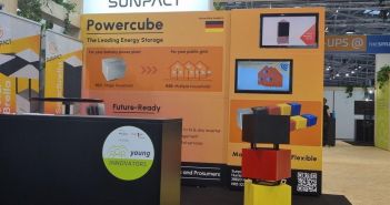 SunPact begeistert mit PowerCube auf der Intersolar Messe (Foto: Sunpact GmbH)