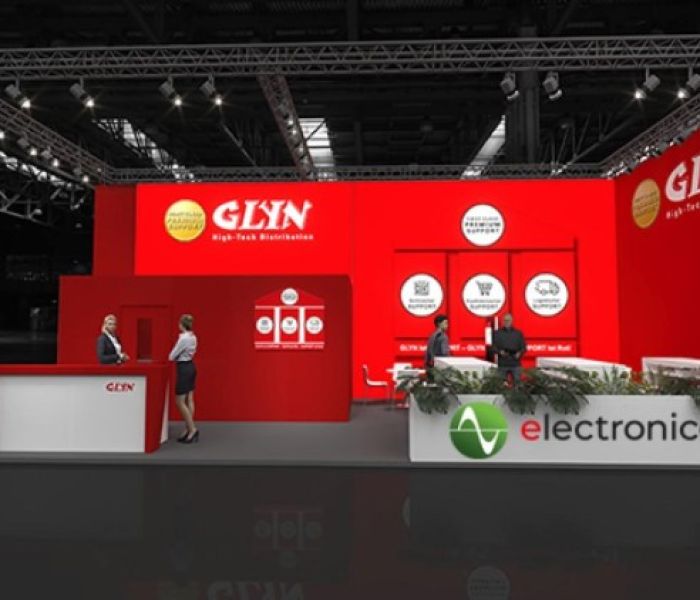 Weitere Informationen gibt es vor Ort auf der electronica 2024 (Foto: Glyn Jones GmbH und Co. Vertrieb von elektronischen Bauelementen KG)